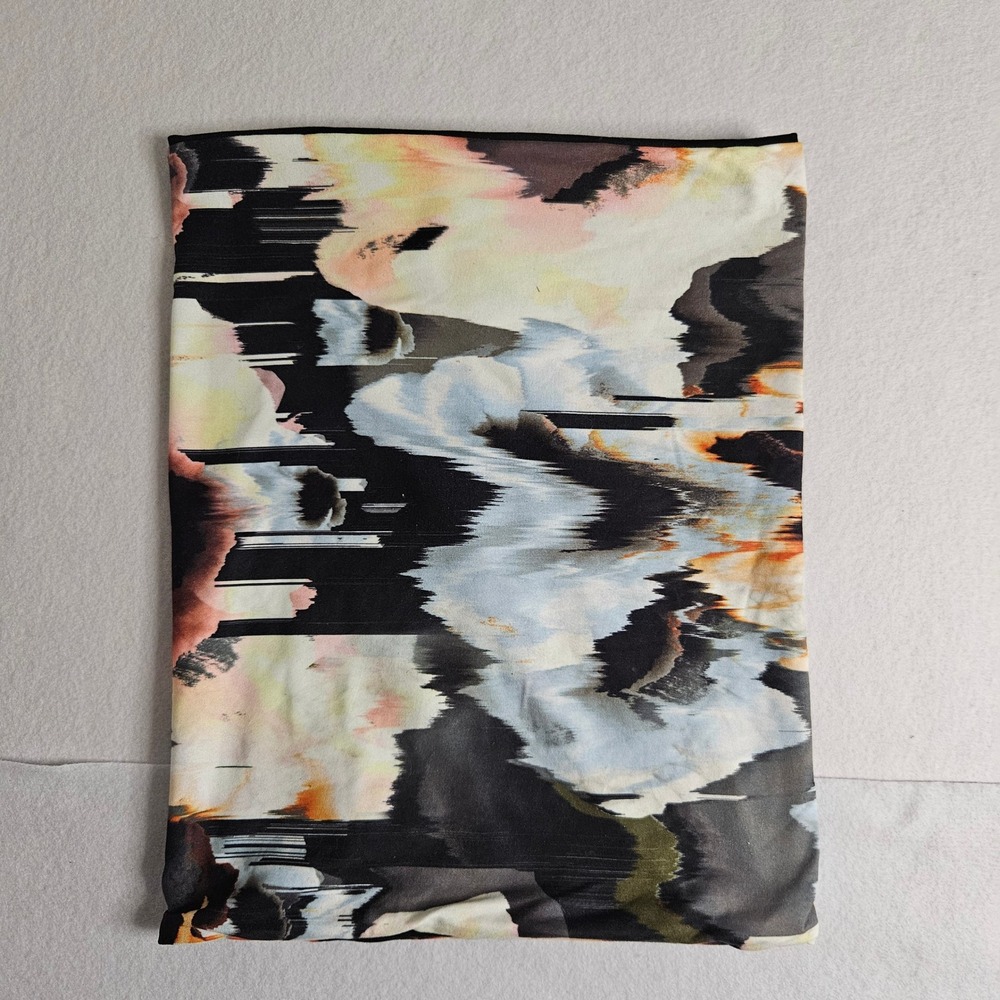 Obermeyer Womens Neck Gaiter Abstract Glitch Print Winter Skiβ Scarf 18026